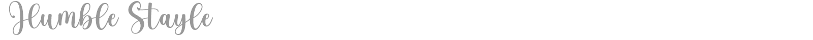 Humble Stayle font preview